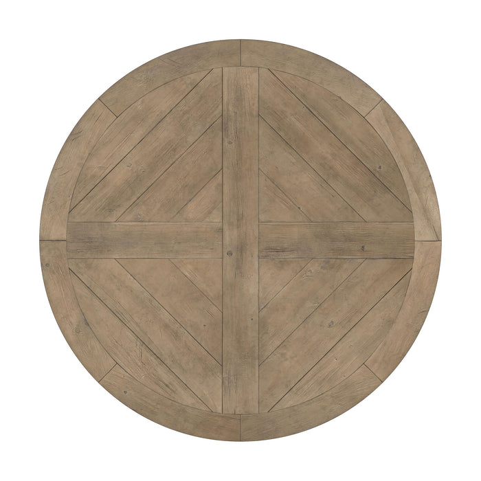 Florence 5-piece Round Dining Table Set Rustic Honey - Orbit Furniture (Richmond,BC)