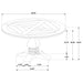 Florence 5-piece Round Dining Table Set Rustic Honey - Orbit Furniture (Richmond,BC)