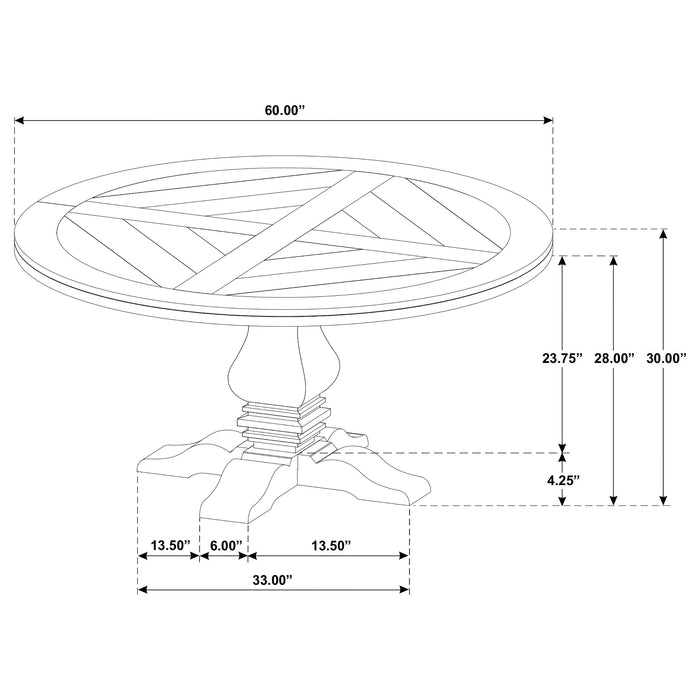 Florence 7 Pc Dining Set - Orbit Furniture (Richmond,BC)
