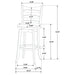 Murphy Bar Stool - Orbit Furniture (Richmond,BC)