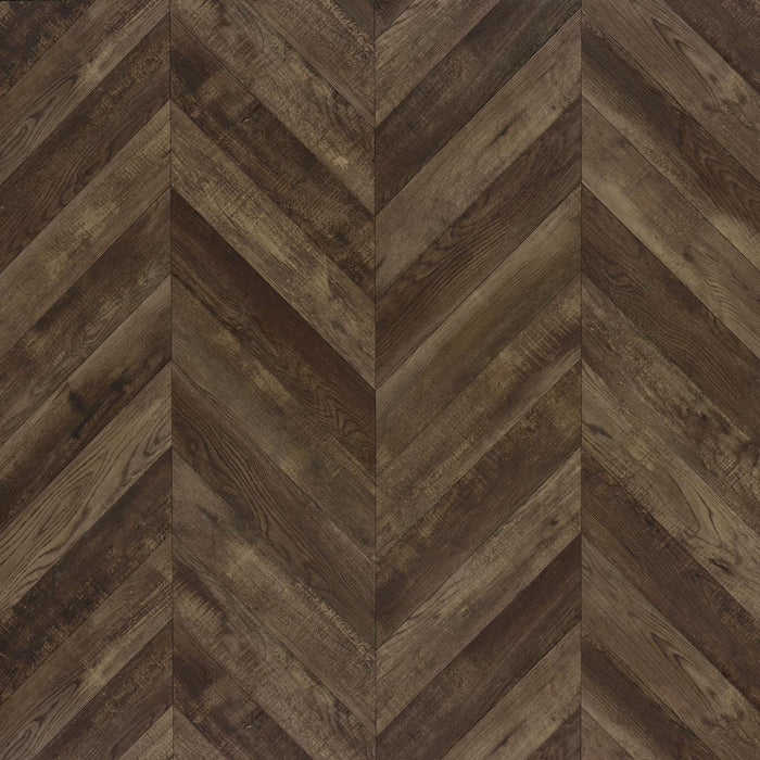 Mendoza 2-door Wine Cabinet Rustic Oak Herringbone and Gunmetal - Orbit Furniture (Richmond,BC)