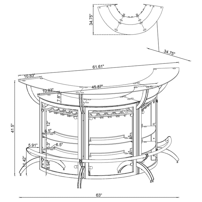 Dallas Home Bars - Orbit Furniture (Richmond,BC)