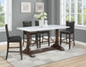 Aldrich 5 Pc Counter Height Dining Set - Orbit Furniture (Richmond,BC)