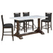 Aldrich 5 Pc Counter Height Dining Set - Orbit Furniture (Richmond,BC)