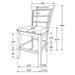 Aldrich 5 Pc Counter Height Dining Set - Orbit Furniture (Richmond,BC)