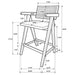 Kane Bar Stool - Orbit Furniture (Richmond,BC)