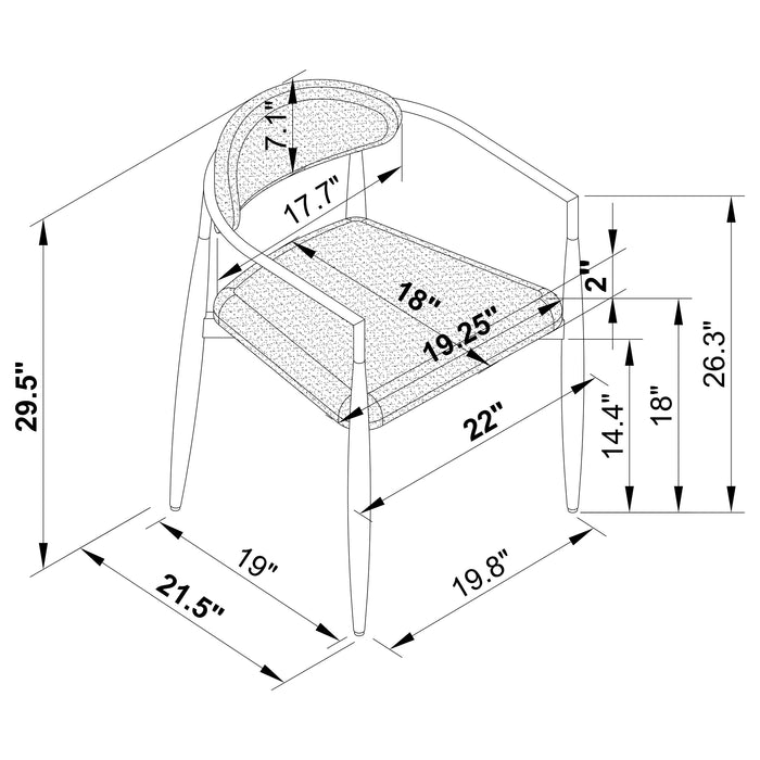 Alexis Arm Chair - Orbit Furniture (Richmond,BC)