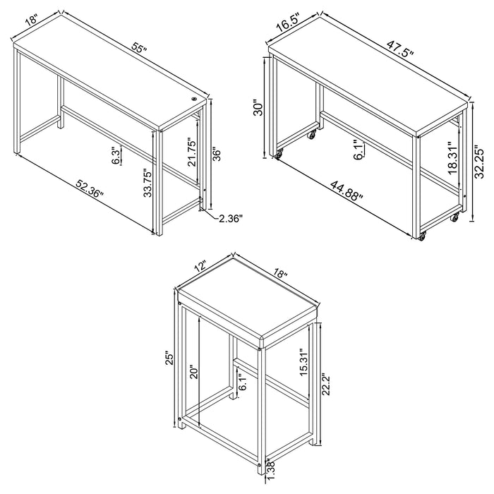 Hawes 4 Pc Counter Height Dining Set - Orbit Furniture (Richmond,BC)