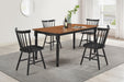 Hollyoak 5 Pc Dining Set - Orbit Furniture (Richmond,BC)