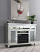 Melinda 2-door Wine Cabinet with Lighting Mirror - Orbit Furniture (Richmond,BC)
