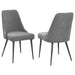 Alan Upholstered Dining Chairs Grey (Set of 2) - Orbit Furniture (Richmond,BC)