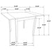 Kelso 5 Pc Dining Sets - Orbit Furniture (Richmond,BC)