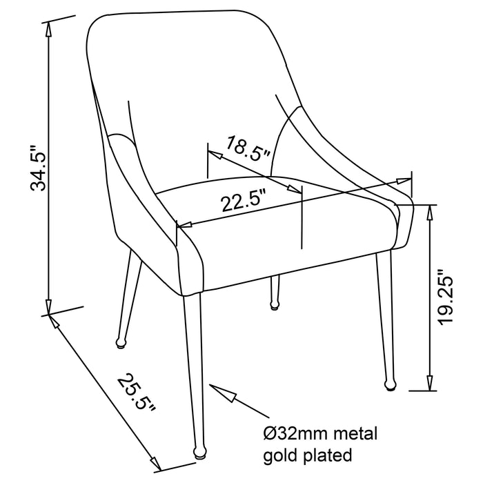 Mayette Side Chair - Orbit Furniture (Richmond,BC)