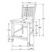 Sarasota Counter Height Dining Sets - Orbit Furniture (Richmond,BC)