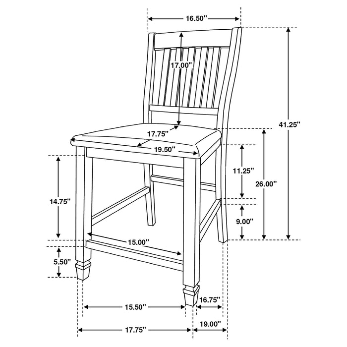 Sarasota Counter Height Dining Sets - Orbit Furniture (Richmond,BC)