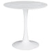 Arkell 30-inch Round Pedestal Dining Table White - Orbit Furniture (Richmond,BC)