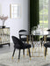 Lindsey Arched Back Upholstered Side Chairs Black (Set of 2) - Orbit Furniture (Richmond,BC)