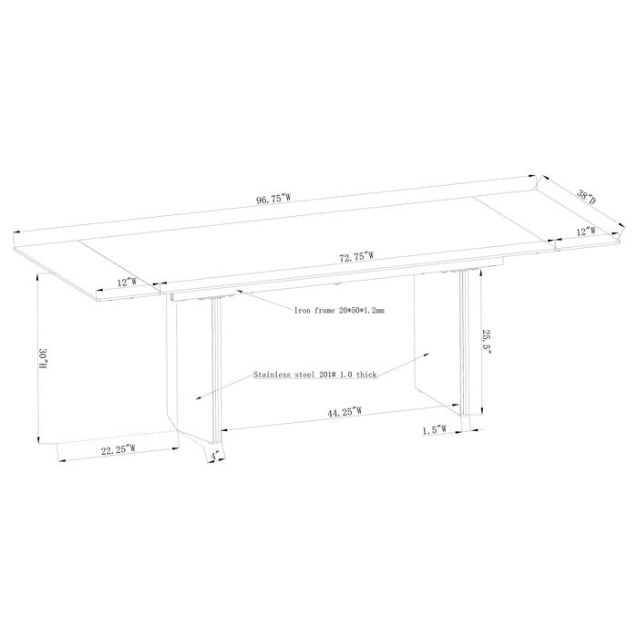 Vesa Dining Tables - Orbit Furniture (Richmond,BC)