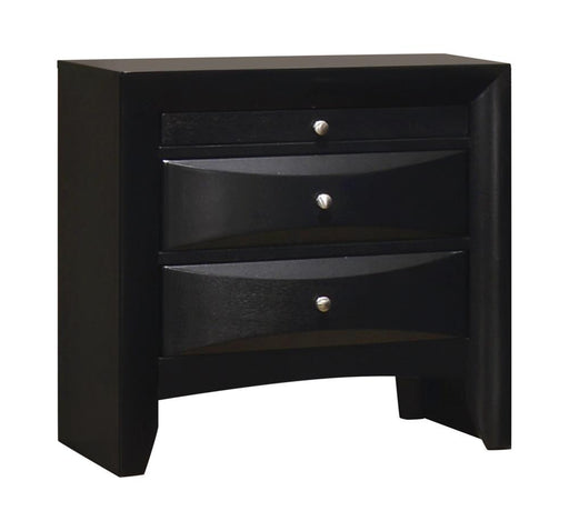 Briana Rectangular 2-drawer Nightstand Black - Orbit Furniture (Richmond,BC)