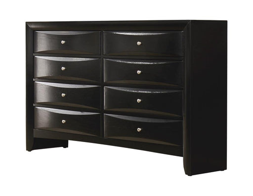 Briana Rectangular 8-drawer Dresser Black - Orbit Furniture (Richmond,BC)