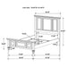 Sandy Beach 4 & 5 Piece Pc Bedroom Set Cal.King & E.King - Orbit Furniture (Richmond,BC)