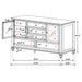 Sandy Beach 4 & 5 Piece Pc Bedroom Set Cal.King & E.King - Orbit Furniture (Richmond,BC)
