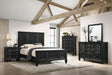 Sandy Beach 4 & 5 Piece Storage Bedroom Set with Sleigh Headboard E.King, Queen, & Cal.King - Orbit Furniture (Richmond,BC)