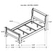 Louis Philippe 4 & 5 Piece Bedroom Sets Twin & Queen - Orbit Furniture (Richmond,BC)