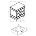 Louis Philippe 4 & 5 Piece Bedroom Sets Twin & Queen - Orbit Furniture (Richmond,BC)