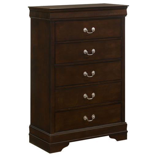Louis Philippe Chest Brown - Orbit Furniture (Richmond,BC)