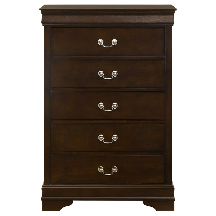 Louis Philippe Chest Brown - Orbit Furniture (Richmond,BC)