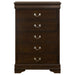 Louis Philippe Chest Brown - Orbit Furniture (Richmond,BC)