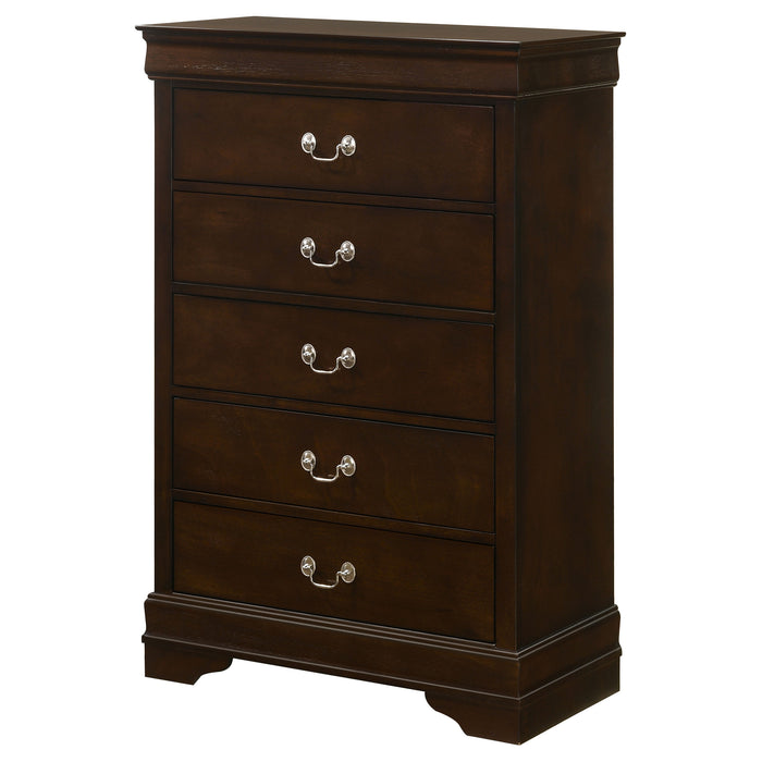 Louis Philippe Chest Brown - Orbit Furniture (Richmond,BC)