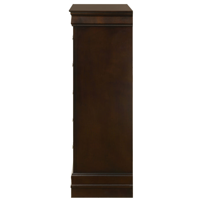 Louis Philippe Chest Brown - Orbit Furniture (Richmond,BC)