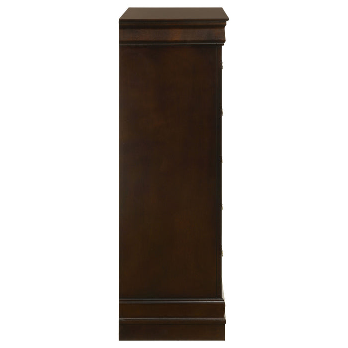 Louis Philippe Chest Brown - Orbit Furniture (Richmond,BC)