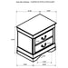 Louis Philippe 4 & 5 Piece Bedroom Set Full, Twin, King, & Queen - Orbit Furniture (Richmond,BC)