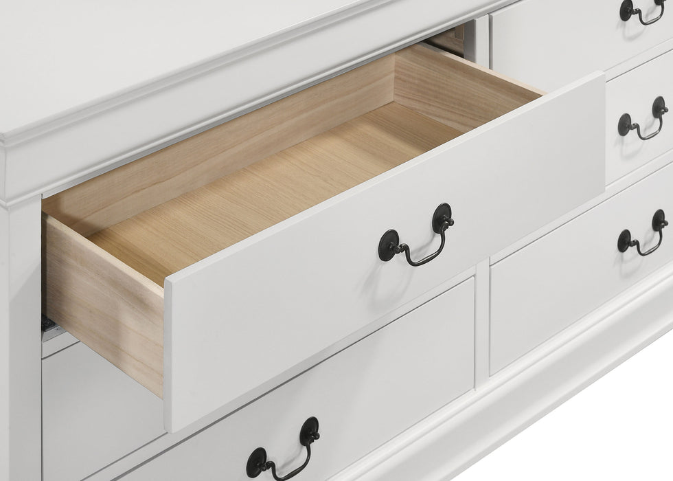 Louis Philippe 4 & 5 Piece Bedroom Set Full, Twin, King, & Queen - Orbit Furniture (Richmond,BC)