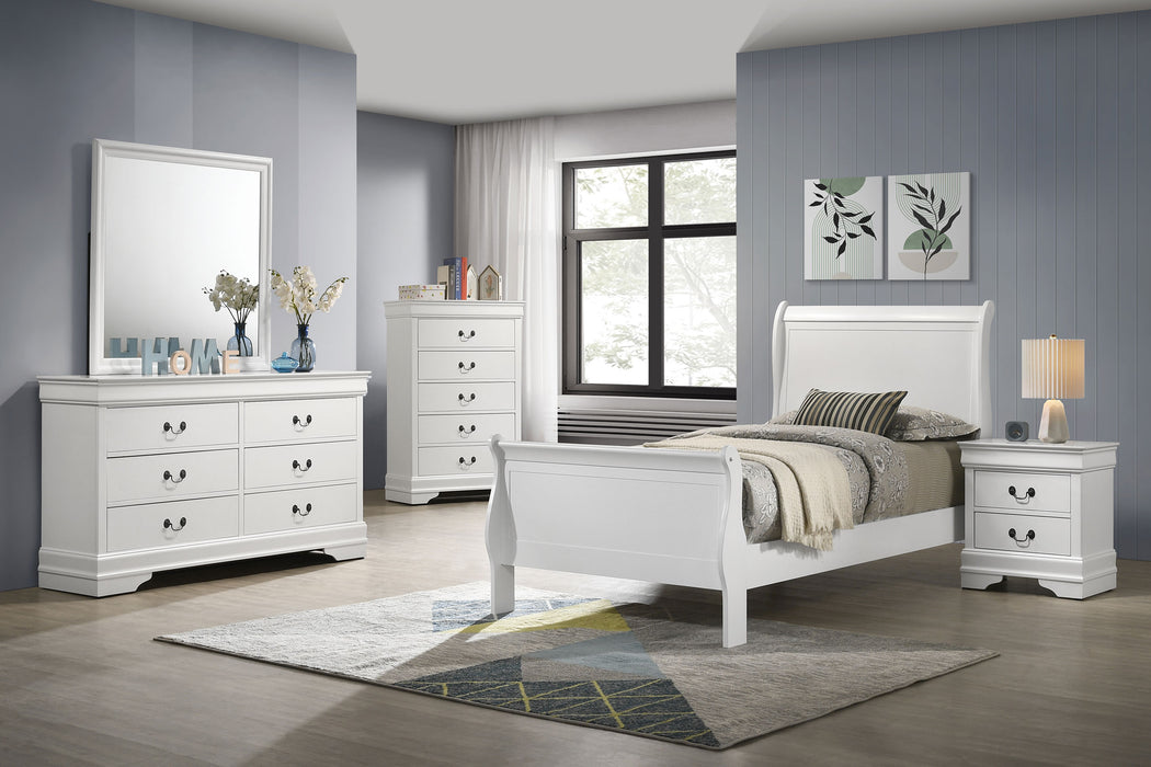 Louis Philippe 4 & 5 Piece Bedroom Set Full, Twin, King, & Queen - Orbit Furniture (Richmond,BC)