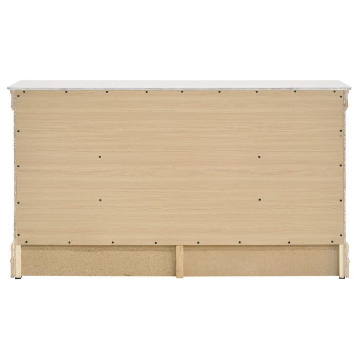 Louis Philippe 6-drawer Dresser White - Orbit Furniture (Richmond,BC)