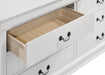 Louis Philippe 6-drawer Dresser White - Orbit Furniture (Richmond,BC)