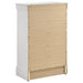 Louis Philippe 5-drawer Bedroom Chest White - Orbit Furniture (Richmond,BC)