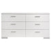 Felicity Bedroom Set White - Orbit Furniture (Richmond,BC)