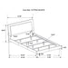 Felicity Bedroom Set White - Orbit Furniture (Richmond,BC)