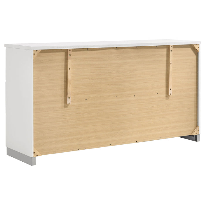 Felicity Bedroom Set White - Orbit Furniture (Richmond,BC)