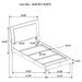Felicity Bedroom Set White - Orbit Furniture (Richmond,BC)