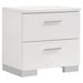 Felicity 2-drawer Nightstand Glossy White - Orbit Furniture (Richmond,BC)