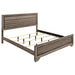 Kauffman California King, E.king, & Queen Panel Bed Washed Taupe - Orbit Furniture (Richmond,BC)