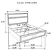 Miranda Eastern King Bed - Orbit Furniture (Richmond,BC)