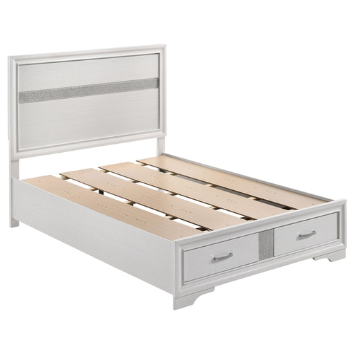 Miranda Full & Twin Storage Bed White - Orbit Furniture (Richmond,BC)