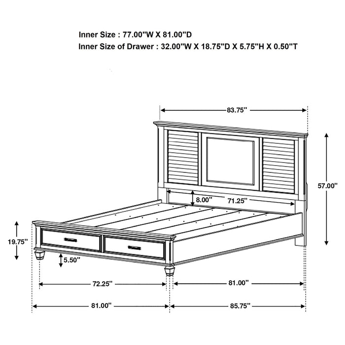 Franco 5 Pc Bedroom Sets - Orbit Furniture (Richmond,BC)